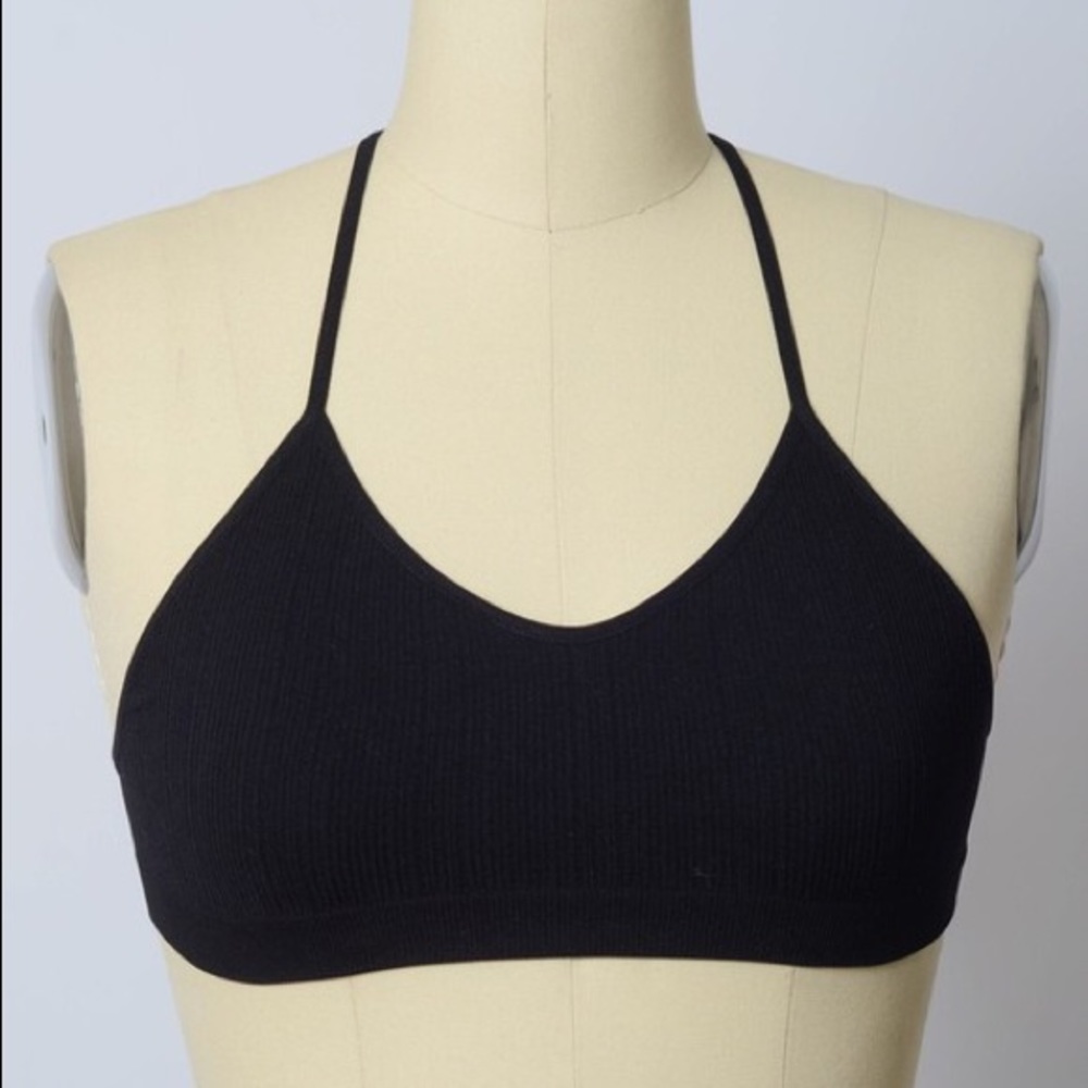 ❗️CLOSING SALE❗️ BlackTattooMeshRacerback Bralette - Picture 6 of 7